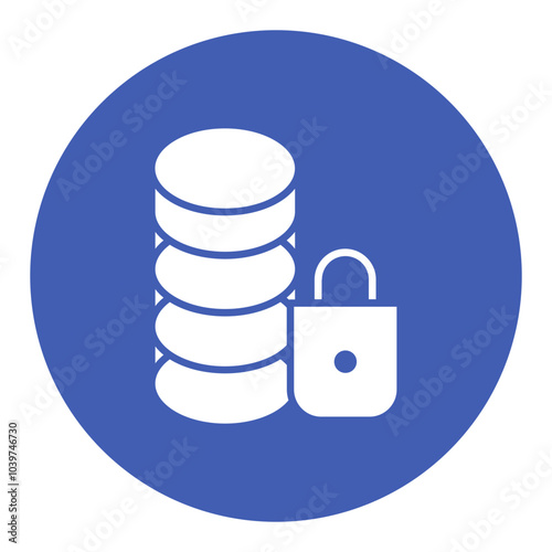 Secure Database Icon