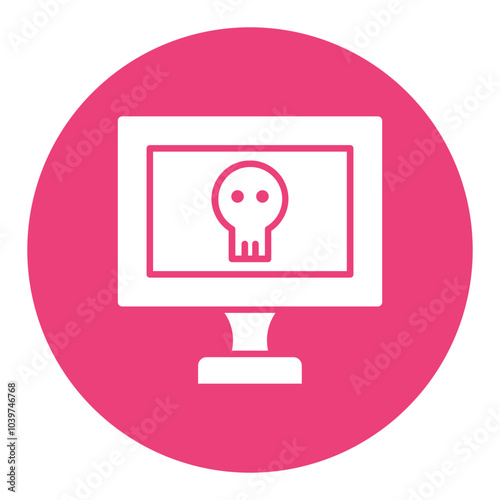 Computer Hacked Icon