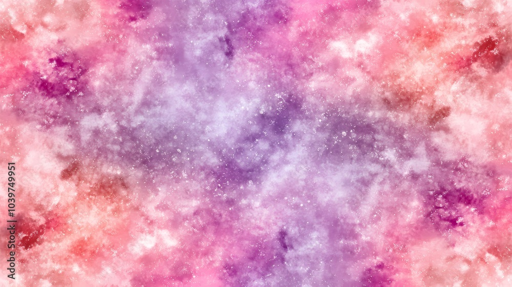 Fototapeta premium Abstract Pink Purple Watercolor Galaxy Background Texture