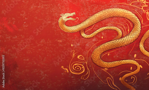 2025 Chinese New Year, year of the Snake, dragon. Chinese zodiac