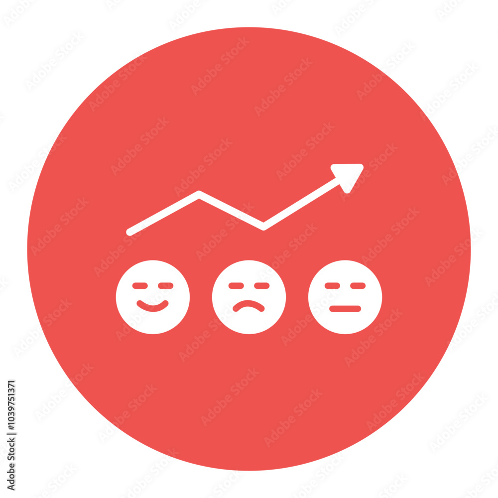 Obraz premium Emotions Analytics Icon