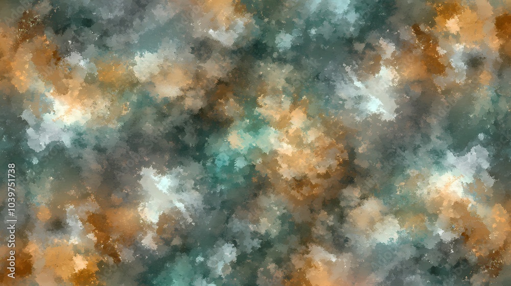 Abstract Watercolor Background with Brown Green and Gray Colors Abstract Watercolor Background with Brown Green and Gray Colors