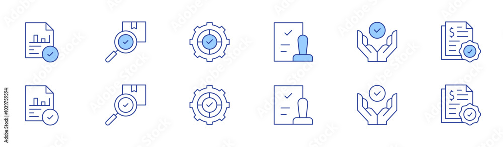 Approval icon set in two styles, Duotone and Thin Line style. Editable stroke. approval, approved, approve, check Approval icon set in two styles, Duotone and Thin Line style. Editable stroke. approval, approved, approve, check