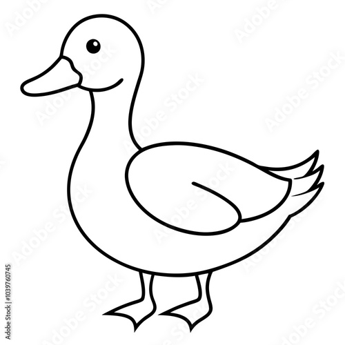 illustration of a duck