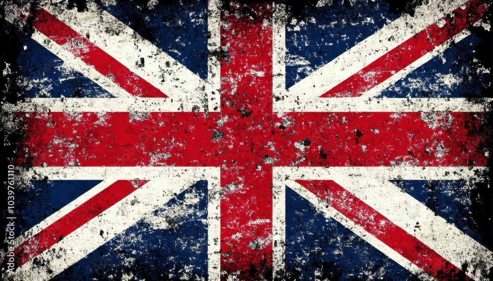 Fototapeta premium The flag of Great Britain