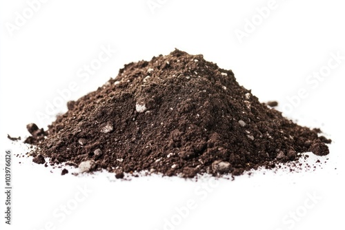 Rich organic soil pile