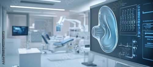 Advanced audiology unit with precision tuning of hearing implants using smartphones.