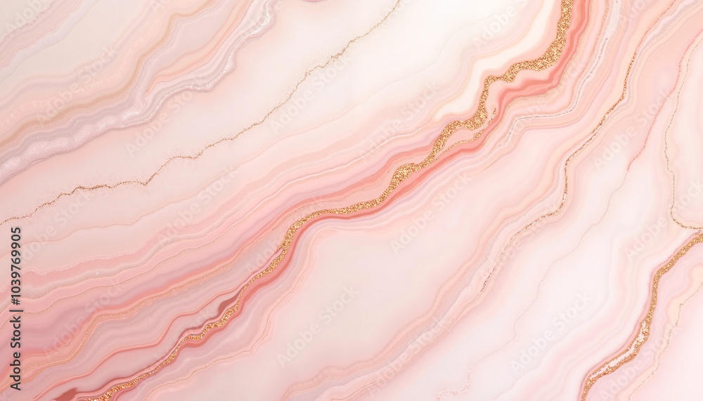 Elegant pink marble texture with gold veins Elegant pink marble texture with gold veins