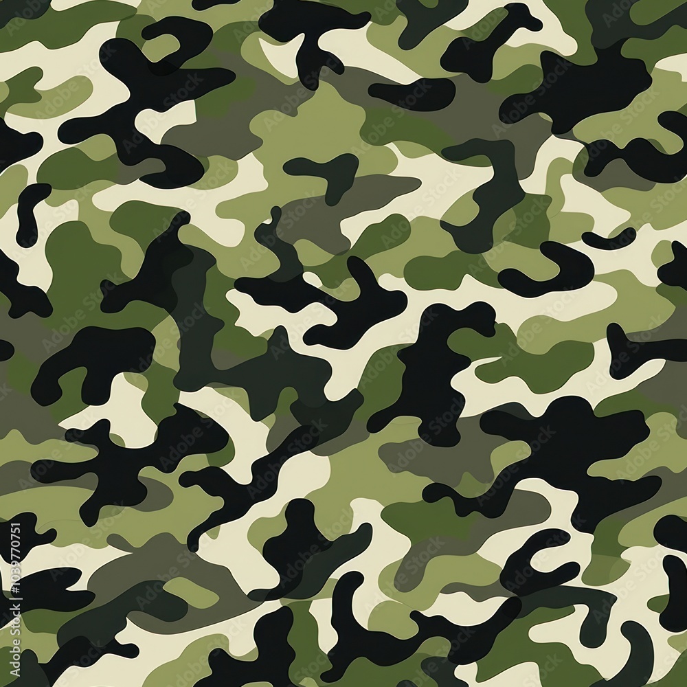Naklejka premium Army camouflage pattern backgrounds military textile. .