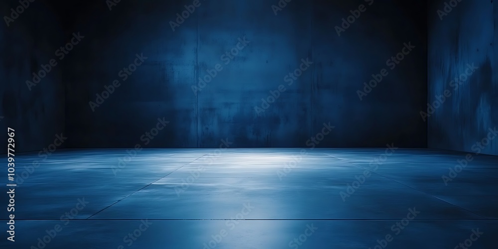 an empty studio background in deep blue hues, featuring a concrete floor with a perspective effect and a gentle blue soft light, Generative Ai
an empty studio background in deep blue hues, featuring a concrete floor with a perspective effect and a gentle blue soft light, Generative Ai