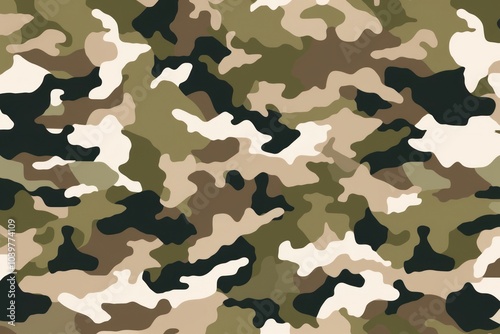 Military camouflage pattern backgrounds textile repetition.