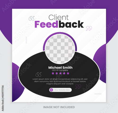 customer feedback, testimonial design.