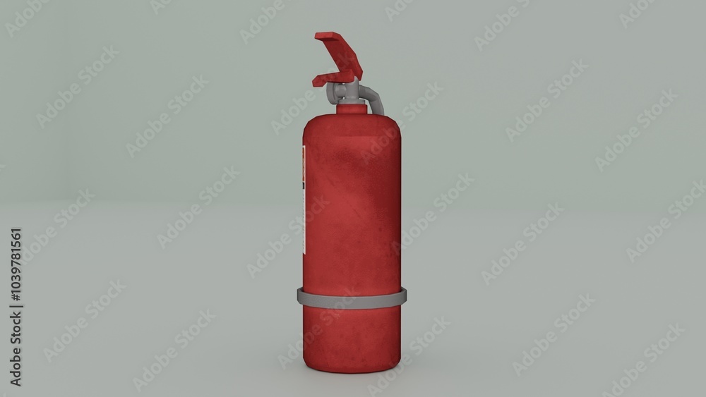 Obraz premium fire extinguisher cylinder