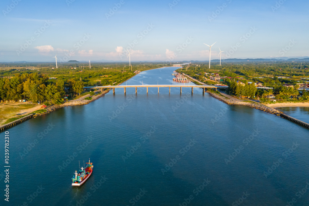 Aerial view of Phraek Muang Beach in Nakhon Si Thammarat Province, Thailand Aerial view of Phraek Muang Beach in Nakhon Si Thammarat Province, Thailand