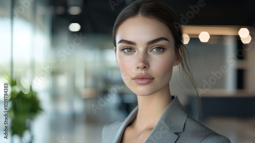 Portrait of Beautiful Businesswoman