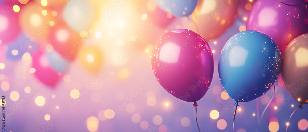 Colorful Balloons Floating in a Festive Atmosphere with Bokeh Lights, Colorful Balloons Floating in a Festive Atmosphere with Bokeh Li Colorful Balloons Floating in a Festive Atmosphere with Bokeh Lights, Colorful Balloons Floating in a Festive Atmosphere with Bokeh Li
