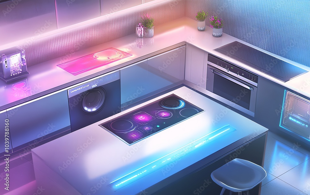 High-angle view of a sleek