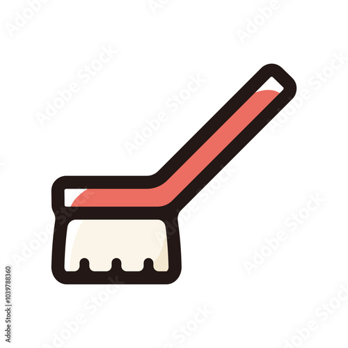 Hand brush outline icon for graphic design, apps and websites