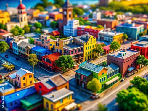 Abstract Pop Art Photography with Tilt-Shift Effect | Modern Visual Art Exploration