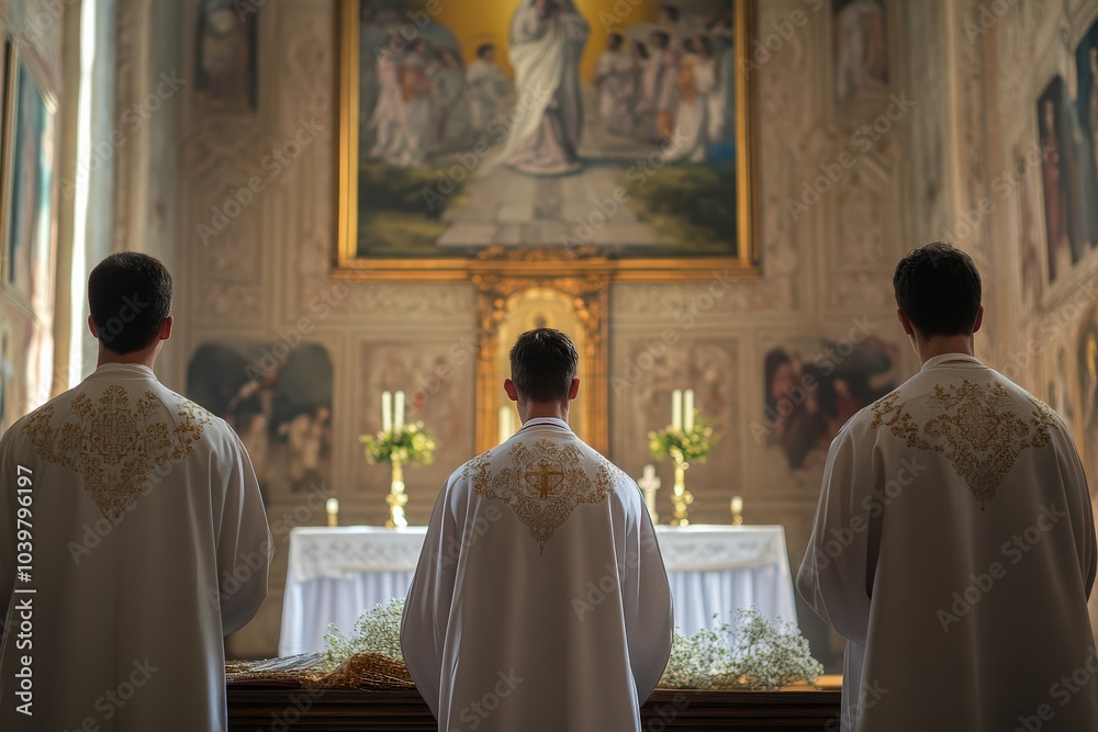 Seminary Clerics in Mass: Embracing Faith and Devotion in the Church Seminary Clerics in Mass: Embracing Faith and Devotion in the Church