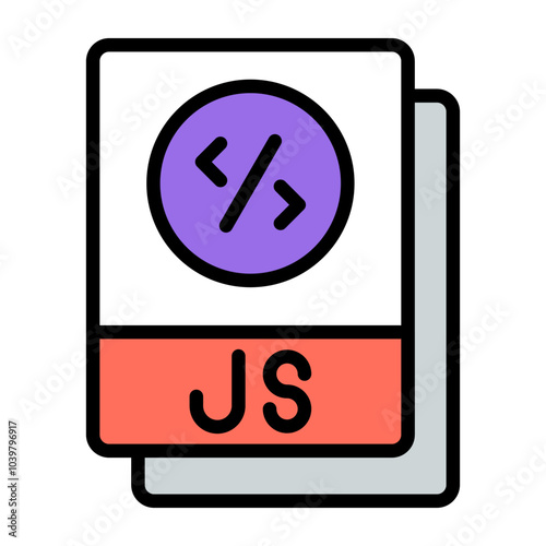 Editable design icon of js file

