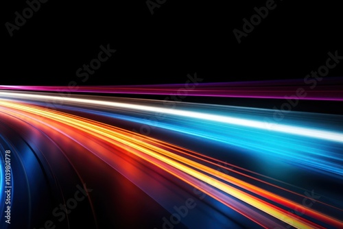 Light speed trail effect