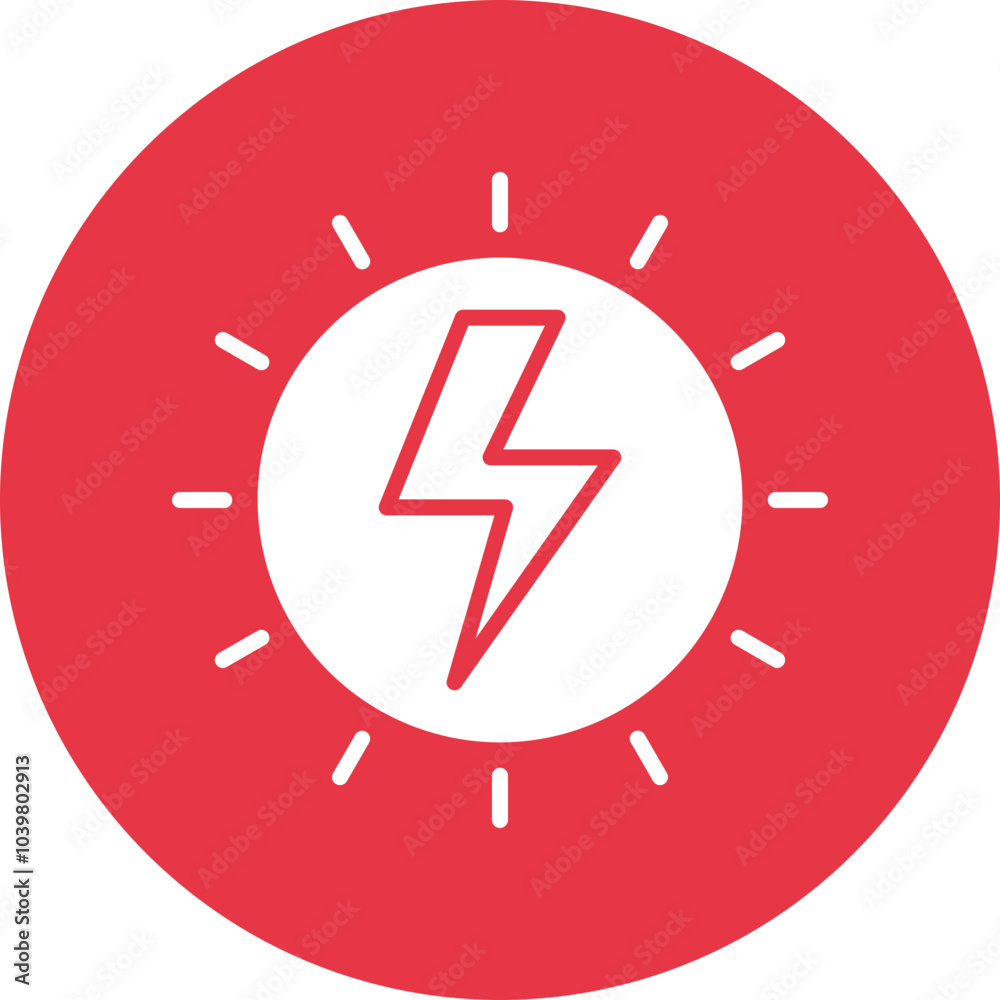 Energy Icon glyph circle icon