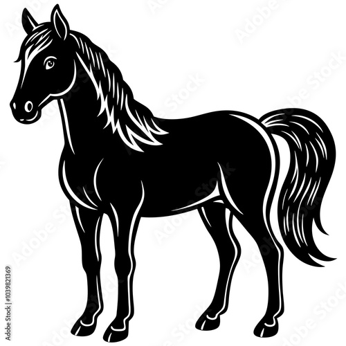 horse illustration