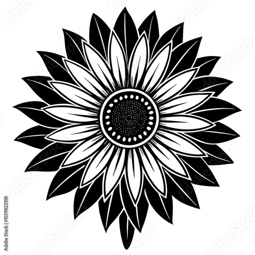 abstract flower design