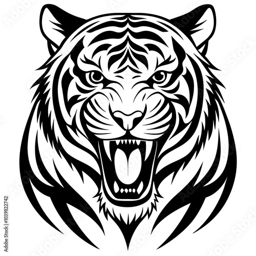 head of a tiger
