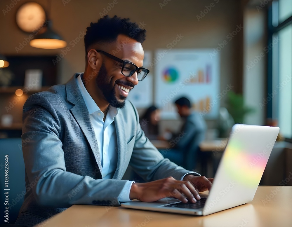 businessman working on laptop businessman working on laptop