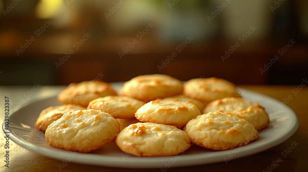 Fresh cheese cookies homemade and crispy Fresh cheese cookies homemade and crispy