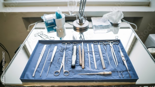 Comprehensive Collection of Surgical Instruments for Every Procedure Essential Surgical Tools Kit Professional Health Care Scalpels Retractors For Surgery Background photo