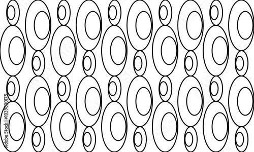 seamless pattern with circles, Black and gray, multi layer circle pattern in Black repeat, replete pattern, endless fabric pattern, black dot checkerboard design for fabric printing or wall