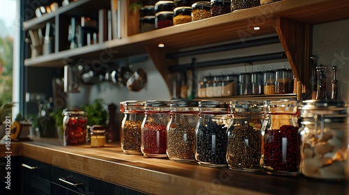 Wallpaper Mural Spices in kitchen Torontodigital.ca