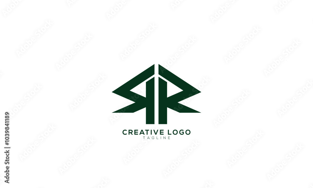 RR. Abstract initial monogram letter alphabet logo design RR. Abstract initial monogram letter alphabet logo design