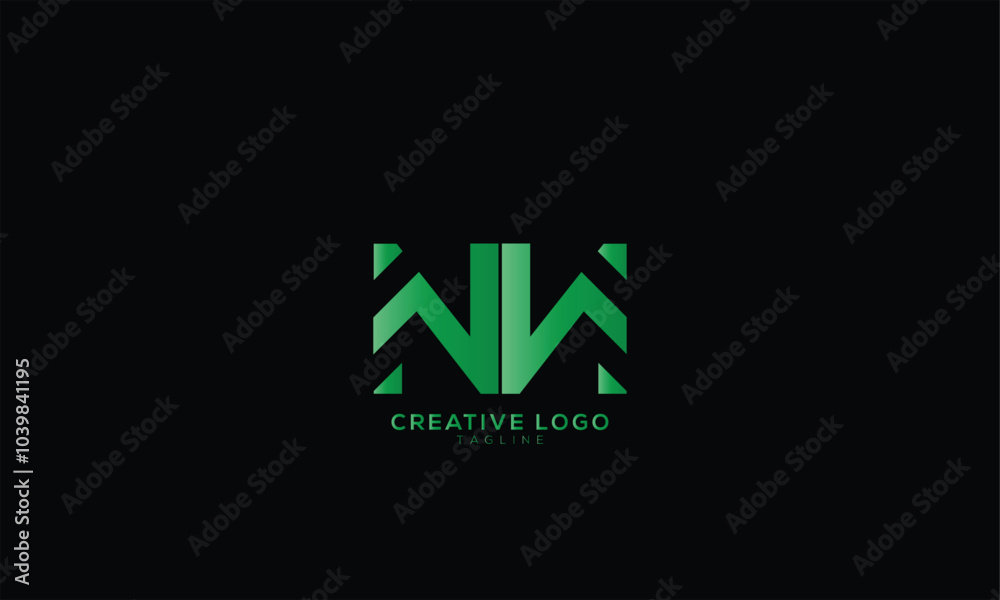 NN Abstract initial monogram letter alphabet logo design NN Abstract initial monogram letter alphabet logo design
