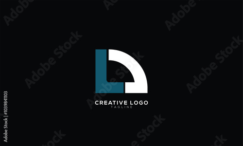 LJ JL  Abstract initial monogram letter alphabet logo design photo