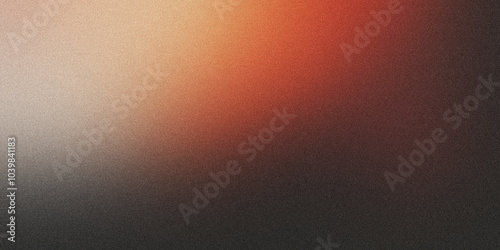 Grainy gradient background in orange, yellow and black colors. Noise texture. abstract orange yellow black gradient. background design. colorful background with space for design. banner, poster