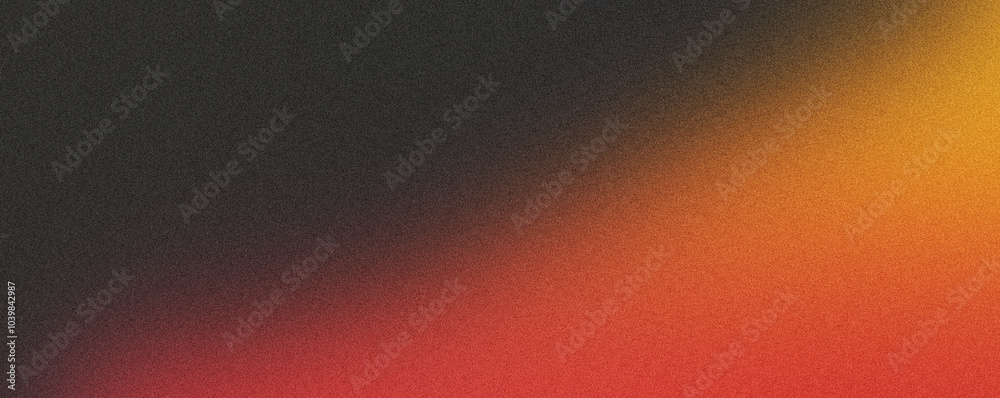 Grainy gradient background in orange, yellow and black colors. Noise texture. abstract orange yellow black gradient. background design. colorful background with space for design. banner, poster Grainy gradient background in orange, yellow and black colors. Noise texture. abstract orange yellow black gradient. background design. colorful background with space for design. banner, poster