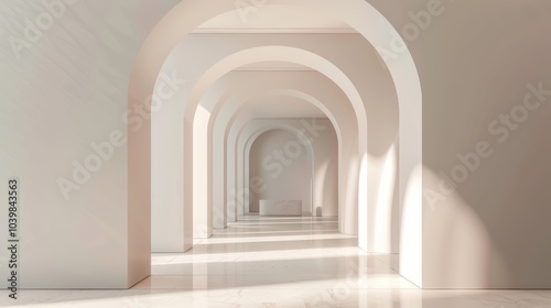 Minimalist Interior Design with Elegant Arches