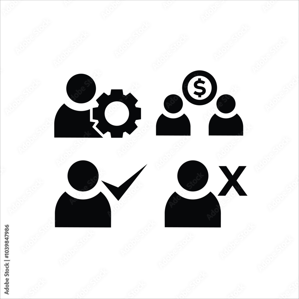 human icon vector illustration, icon settings, suitable for icons and other needs. human icon vector illustration, icon settings, suitable for icons and other needs.