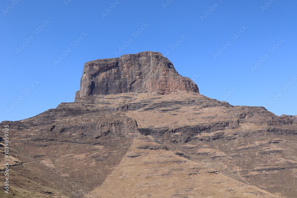 Sentinel Peak as a part of the Amphitheatre in Royal Natal National Park, Drakensberg, South Africa Sentinel Peak as a part of the Amphitheatre in Royal Natal National Park, Drakensberg, South Africa