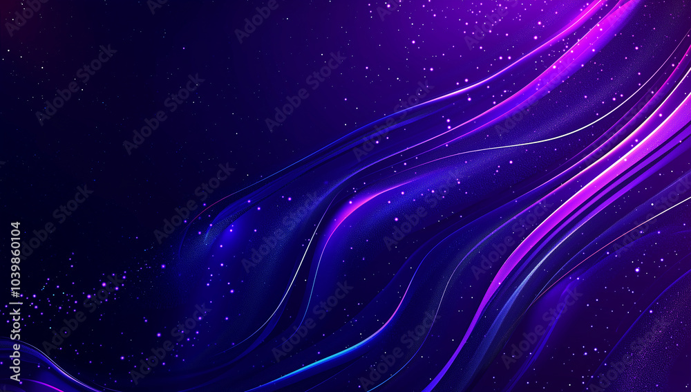 Flowing purple light and shadow, abstract tech background. Flowing purple light and shadow, abstract tech background.