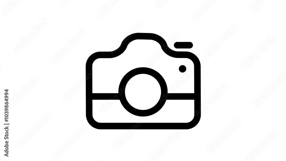 Camera icon, photography camera line icon. Photo and picture symbol, image icon logotype background. Camera icon, photography camera line icon. Photo and picture symbol, image icon logotype background.