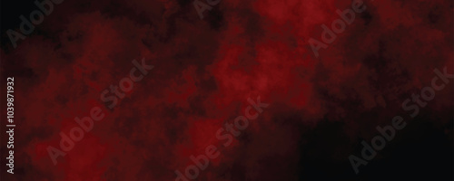 Vibrant Red Mist Blending with a Black Gradient, Creating a Mysterious and Dramatic Visual Effect
