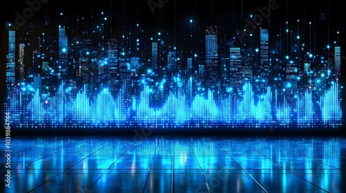 Wallpaper Mural Corporate leaders using real-time data projections and smart assistants for strategic planning in 2025 Torontodigital.ca