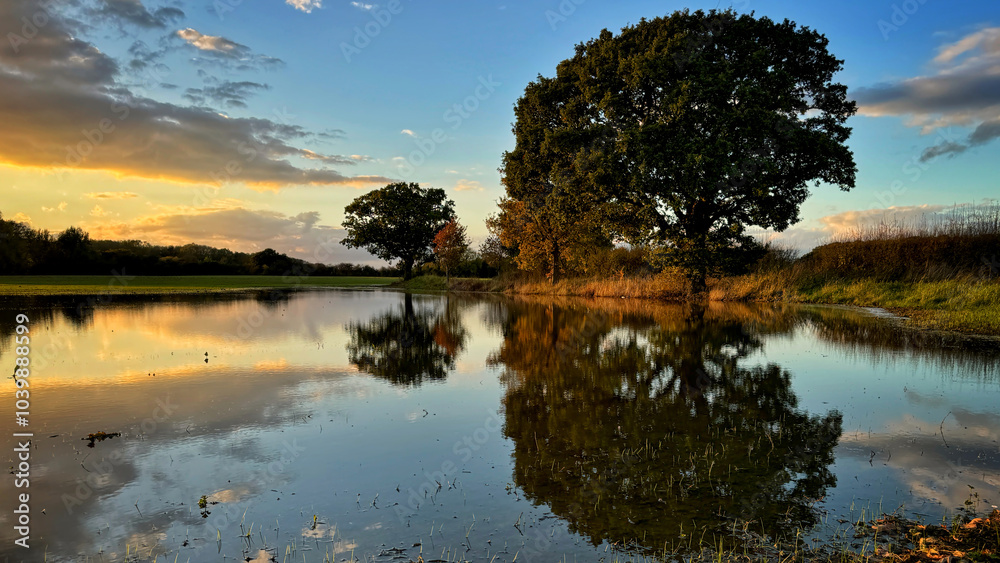 Obraz premium autumn reflections