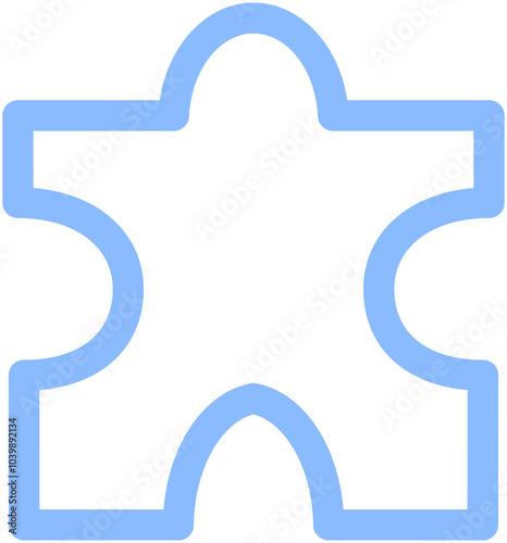 Puzzle Line Icon