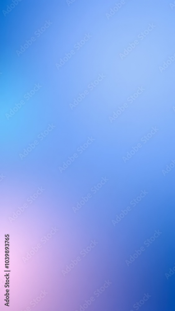 Obraz premium Dreamy blue and pink gradient with soft transitions, perfect for creating a calm and modern background for design projects